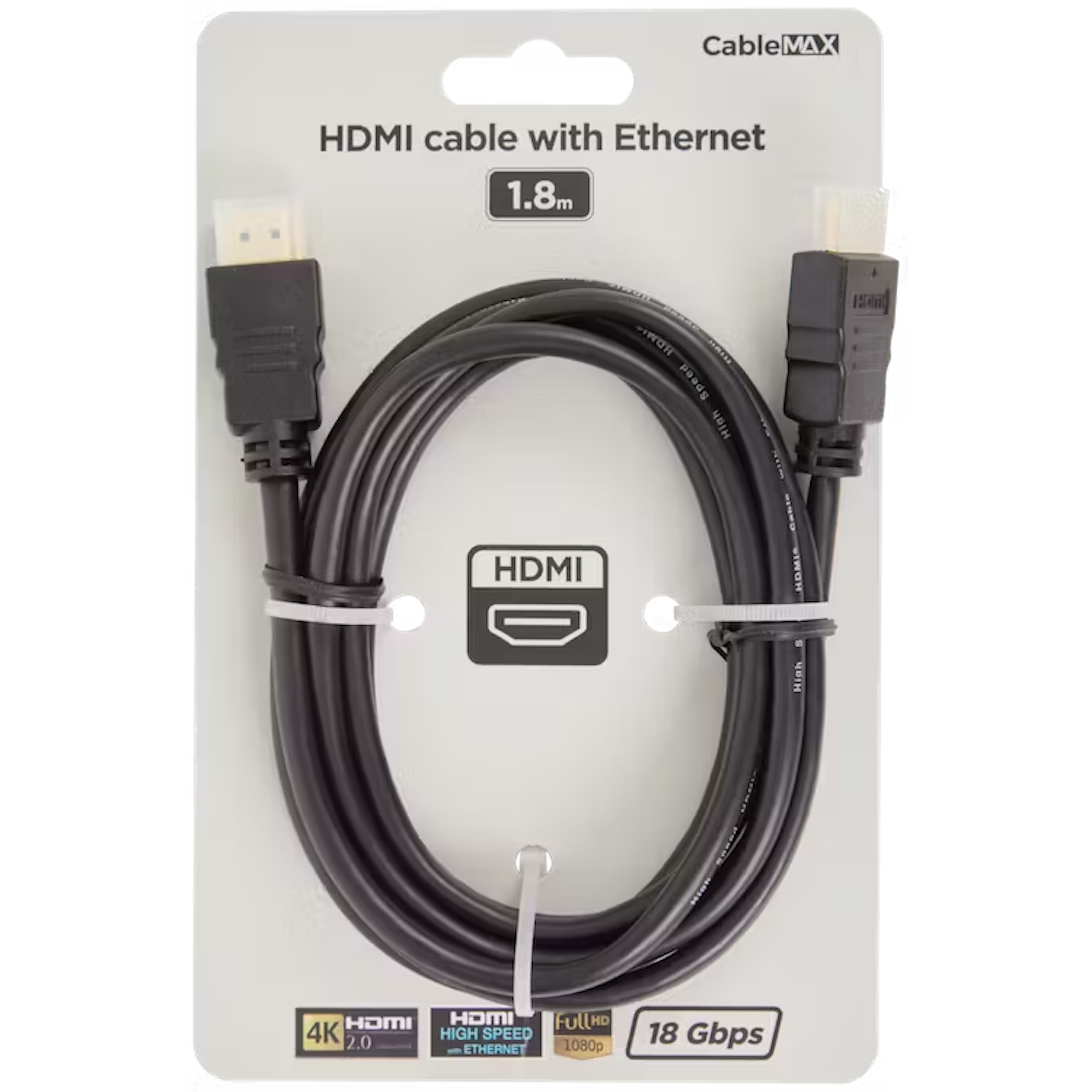 HDMI cable with packaging 1.8 meters